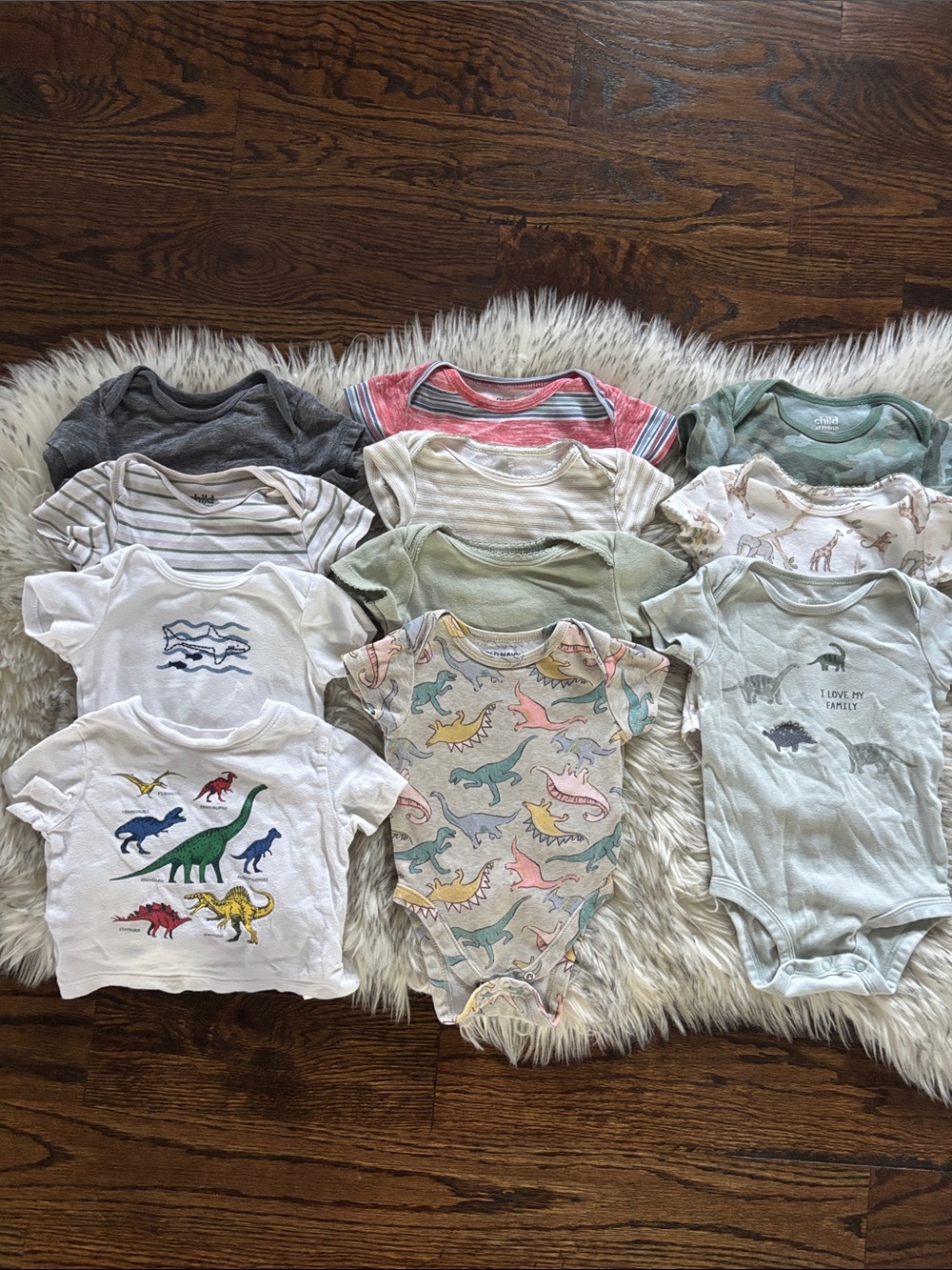 3-6M 11 Baby Boy Onesie Bundle